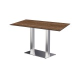 Table pour jardin à bière SIGMA DUO avec plateau HPL