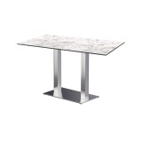 Table pour jardin à bière SIGMA DUO avec plateau HPL