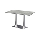 Table pour jardin à bière SIGMA DUO avec plateau HPL