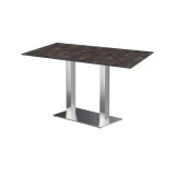 Table pour jardin à bière SIGMA DUO avec plateau HPL