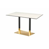 Table pour jardin à bière OMEGA DUO avec plateau HPL