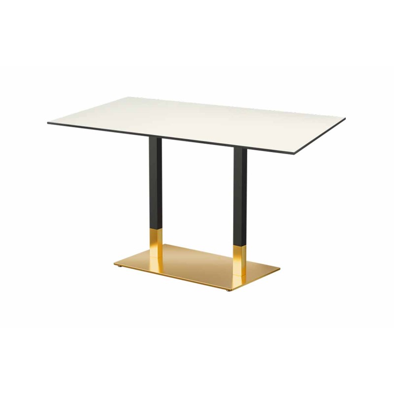 Table pour jardin à bière OMEGA DUO avec plateau HPL