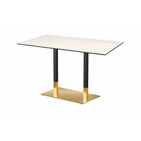 Table pour jardin à bière OMEGA DUO avec plateau HPL