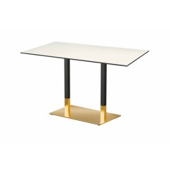 Table pour jardin à bière OMEGA DUO avec plateau HPL