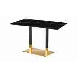 Table pour jardin à bière OMEGA DUO avec plateau HPL
