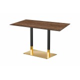 Table pour jardin à bière OMEGA DUO avec plateau HPL