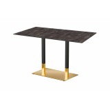 Table pour jardin à bière OMEGA DUO avec plateau HPL