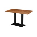Table de café GIZA DUO avec plateau plaqué bois