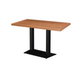Table de café GIZA DUO avec plateau plaqué bois
