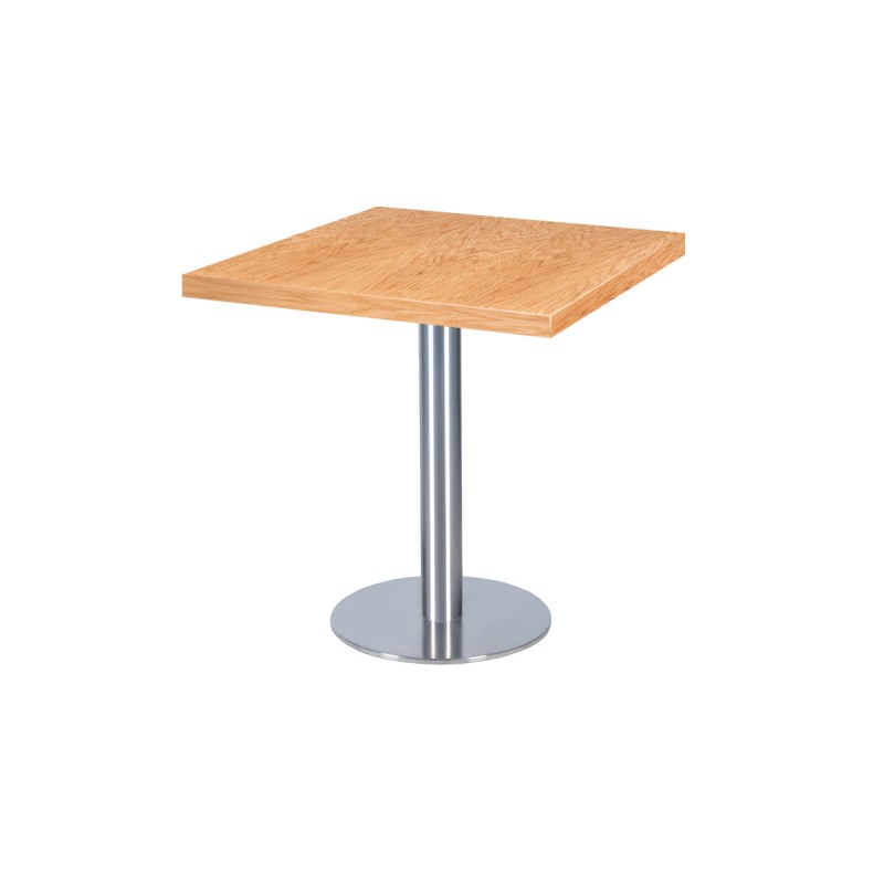Table de café SIGMA R avec plateau en bois plaqué