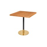 Table de café OMEGA R avec plateau en bois plaqué