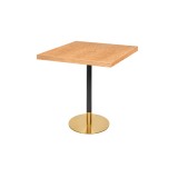 Table de café OMEGA R avec plateau en bois plaqué