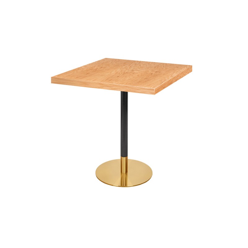 Table de café OMEGA R avec plateau en bois plaqué
