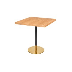 Table de café OMEGA R avec plateau en bois plaqué