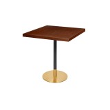 Table de café OMEGA R avec plateau en bois plaqué