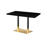 Table de café OMEGA DUO avec plateau en bois plaqué