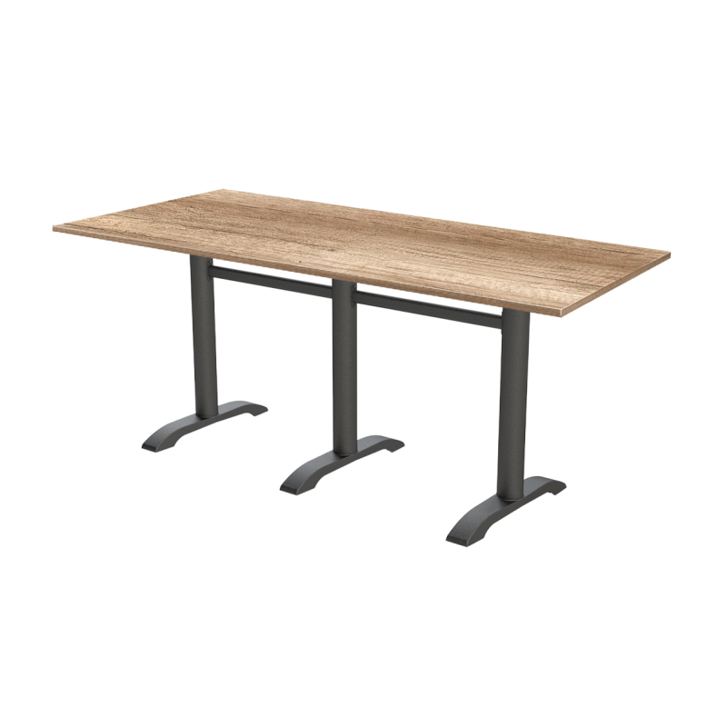Table de café CARVO TRIO avec plateau stratifié