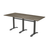 Table de café CARVO TRIO avec plateau stratifié