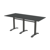 Table pour terrasse CARVO TRIO avec plateau HPL