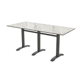 Table pour terrasse CARVO TRIO avec plateau HPL