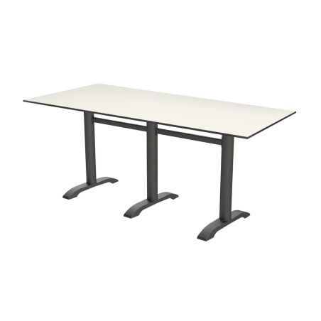Table pour terrasse CARVO TRIO avec plateau HPL