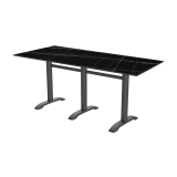 Table pour terrasse CARVO TRIO avec plateau HPL