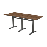 Table pour terrasse CARVO TRIO avec plateau HPL