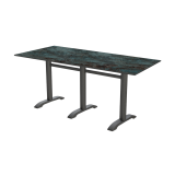 Table pour terrasse CARVO TRIO avec plateau HPL