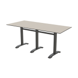 Table pour terrasse CARVO TRIO avec plateau HPL