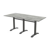 Table pour terrasse CARVO TRIO avec plateau HPL