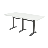 Table de café CARVO TRIO avec plateau plaqué bois
