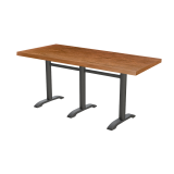 Table de café CARVO TRIO avec plateau plaqué bois