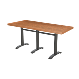 Table de café CARVO TRIO avec plateau plaqué bois