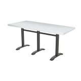 Table de café CARVO TRIO avec plateau plaqué bois