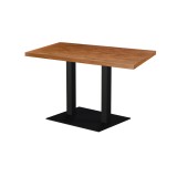 Table de café ALFA XL DUO avec plateau en bois plaqué