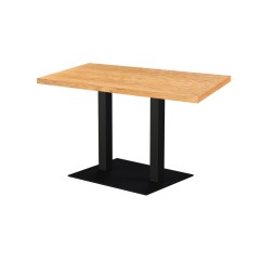 Table de café ALFA XL DUO avec plateau en bois plaqué