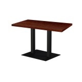 Table de café ALFA XL DUO avec plateau en bois plaqué