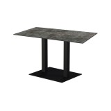 Table de caffee ALFA XL DUO avec plateau HPL