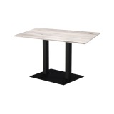 Table de café ALFA XL DUO avec plateau stratifié