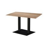 Table de café ALFA XL DUO avec plateau stratifié