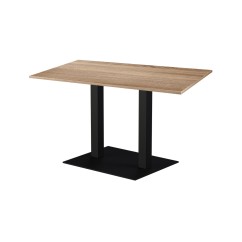 Table de café ALFA XL DUO avec plateau stratifié