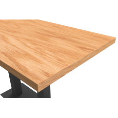 Table de café OMEGA DUO avec plateau en bois plaqué