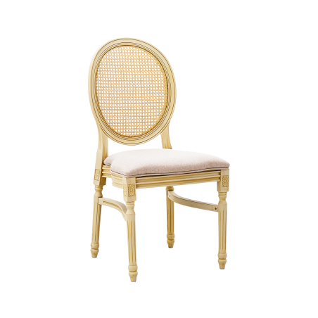 La chaise de mariage PALACE POLYWOOD blanchis