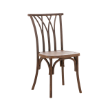 La chaise de mariage VIENNA POLYWOOD noisette