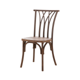 La chaise de mariage VIENNA POLYWOOD noisette