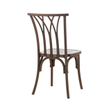 La chaise de mariage VIENNA POLYWOOD noisette