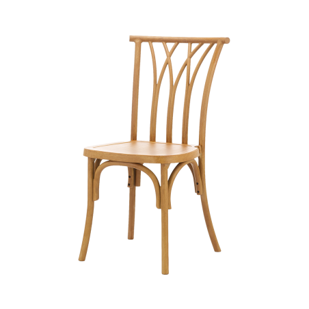 La chaise de mariage VIENNA POLYWOOD naturelle