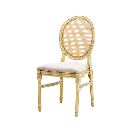 La chaise de mariage PALACE POLYWOOD blanchis
