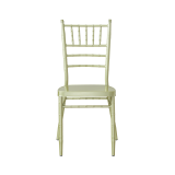 Chaise de mariage en métal CHIAVARI TIFFANY couleur champagne
