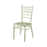 Chaise de mariage en métal CHIAVARI TIFFANY couleur champagne